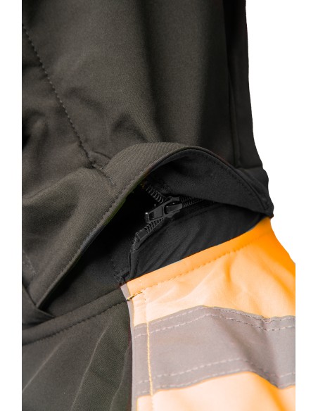 RIVAL SOFTSHELL CZARNY/POMARAŃCZ - SEVEN KINGS