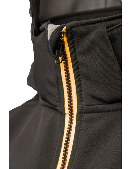 RIVAL SOFTSHELL CZARNY/POMARAŃCZ - SEVEN KINGS