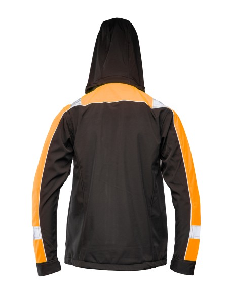 RIVAL SOFTSHELL CZARNY/POMARAŃCZ - SEVEN KINGS